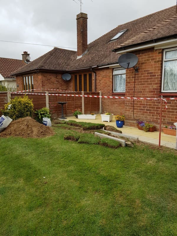 water mains excavation